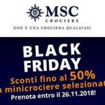 Msc Black Friday: offerte valide fino al 26 novembre